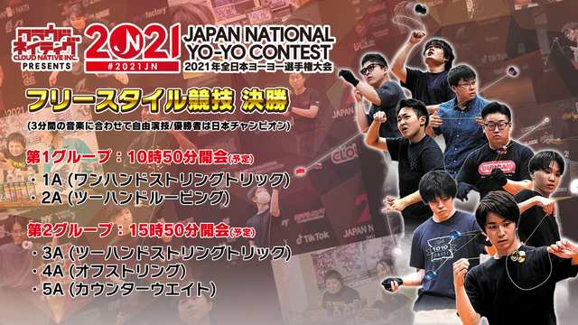 クラウドネイティブプレゼンツ2021年全日本ヨーヨー選手権大会