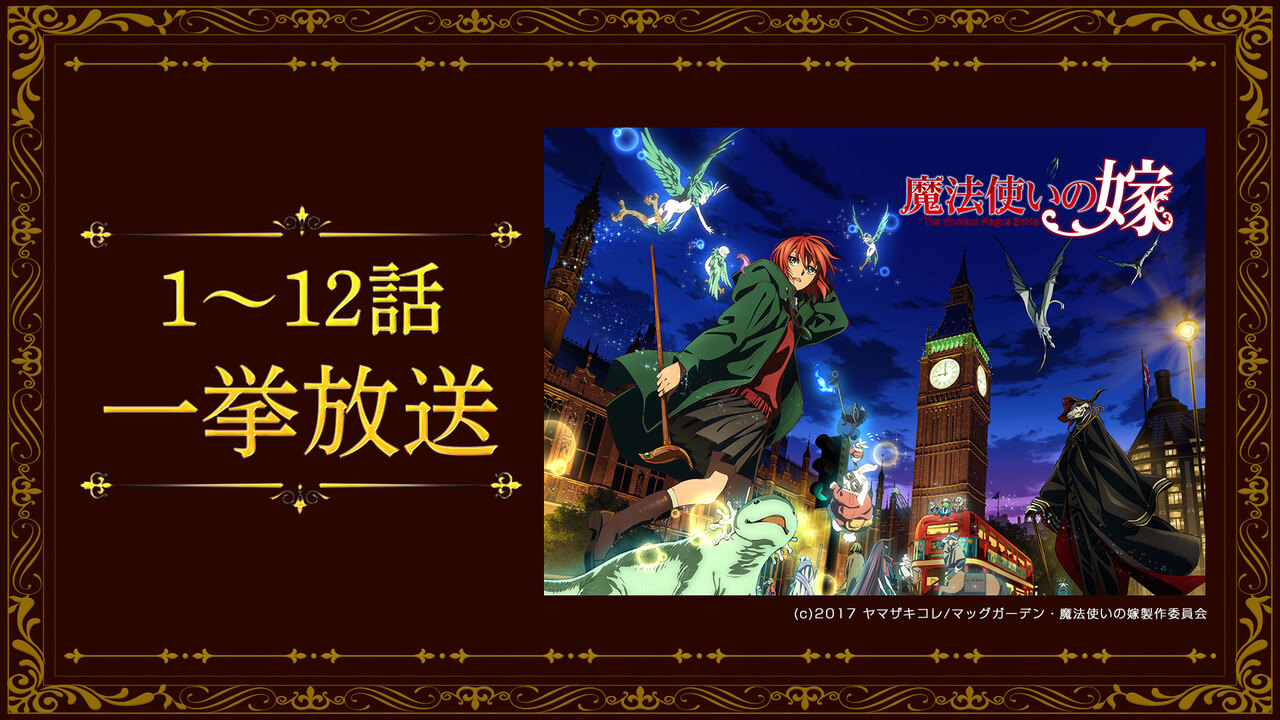 魔法使いの嫁 1 12話一挙放送 22 03 12 土 19 00開始 ニコニコ生放送