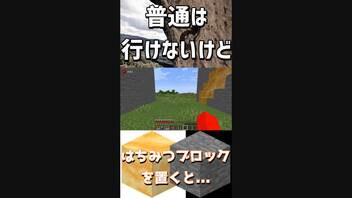 壁にこのブロック置くと階段のように行ける小技がある Shorts Minecraft マインクラフト マイクラ 22 7 17 日 18 開始 ニコニコ生放送