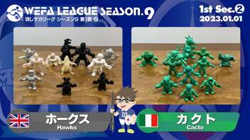 WEFA LEAGUE SEASON.9 第1節 ❷ ホークス × カクト