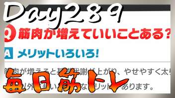 【毎日投稿】ムキ・ムキ・ムキへの道！！！【RFA負荷23】#289