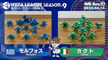 WEFA LEAGUE SEASON.9 第4節❸ モルフォス × カクト