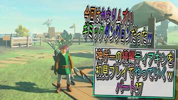 【ゼルダの伝説ティアーズオブザキングダム】神ゲーの続編ティアキンをやっていくｗ　パート27【Totk】