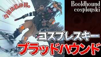 ブラッドハウンドさんがスキー場に遊びに行ったようです。