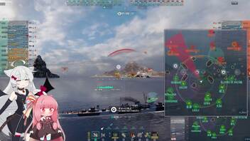 【079－春雲・WoWS】軍拡競争はHP回復＆リロUPな砲駆の天国【VOICEROID実況】／DD乗りのWoWS実況２