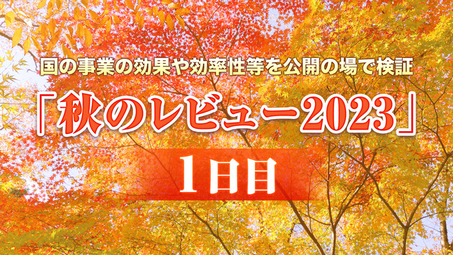 「秋のレビュー2023」～国の事業の効果や効率性等を公開の場で検証～ ...