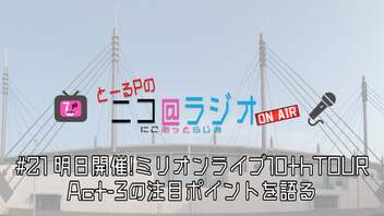 ニコ＠ラジオ/#21『明日開催!ミリオンライブ10thTOUR Act-3の注目ポイントを語る』