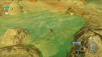 #40【ゼルダの伝説 ブレス オブ ザ ワイルド】温泉が気持ち良い～！