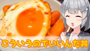 【小春六花】頑張ってるお前に夜食 こういうのでいいんだよ丼【VOICEROIDキッチン】