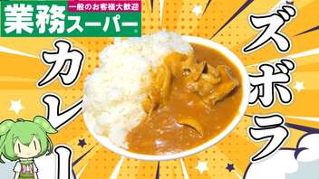 【業務スーパー】具財1つの激うまカレーを作るずんだもん