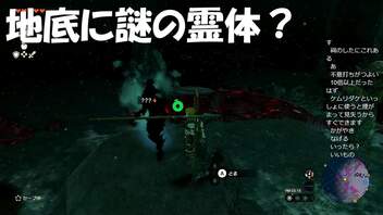 #38【ゼルダの伝説 ティアーズ オブ ザ キングダム】地底の霊体は味方っぽい！